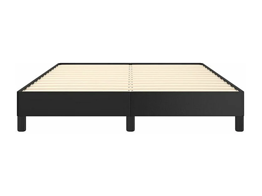 Cadre de lit Noir 140x190 Similicuir