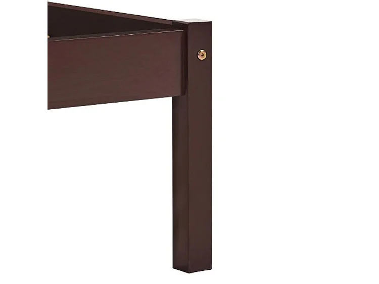 Lit adulte pin massif marron Dorma 140x200