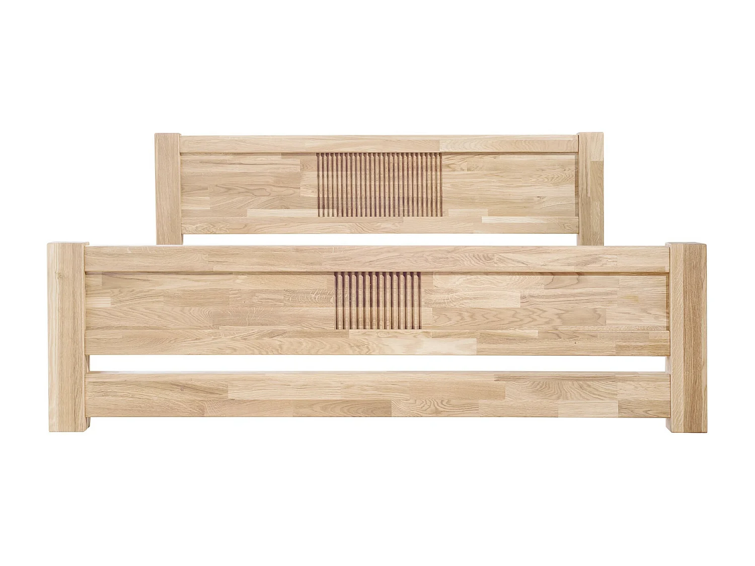 Valoria witgekalkt massief eiken bed-Slapen 180x200cm