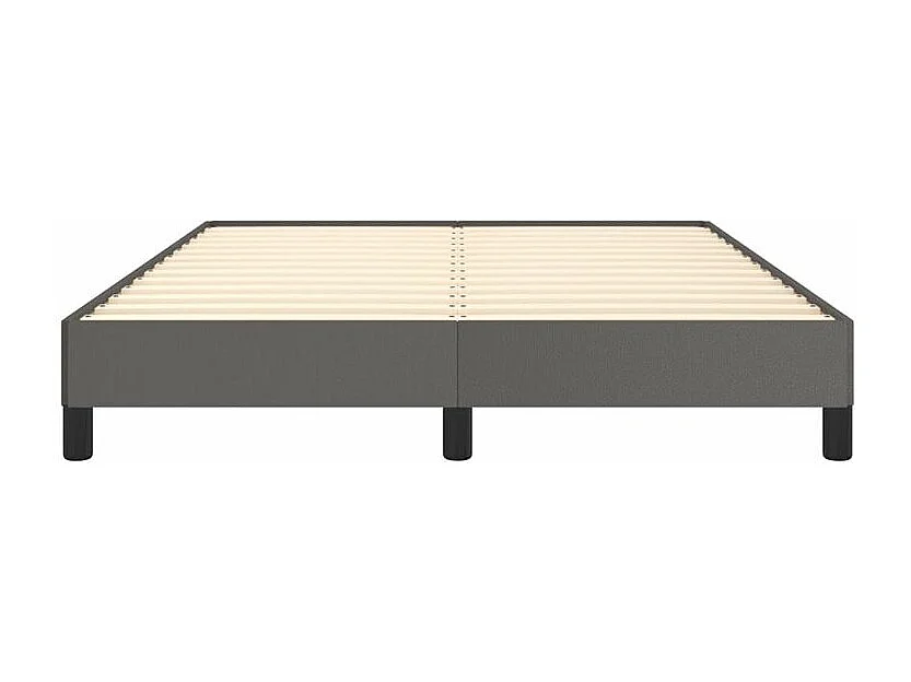 Cadre de lit Gris 140x190 Similicuir