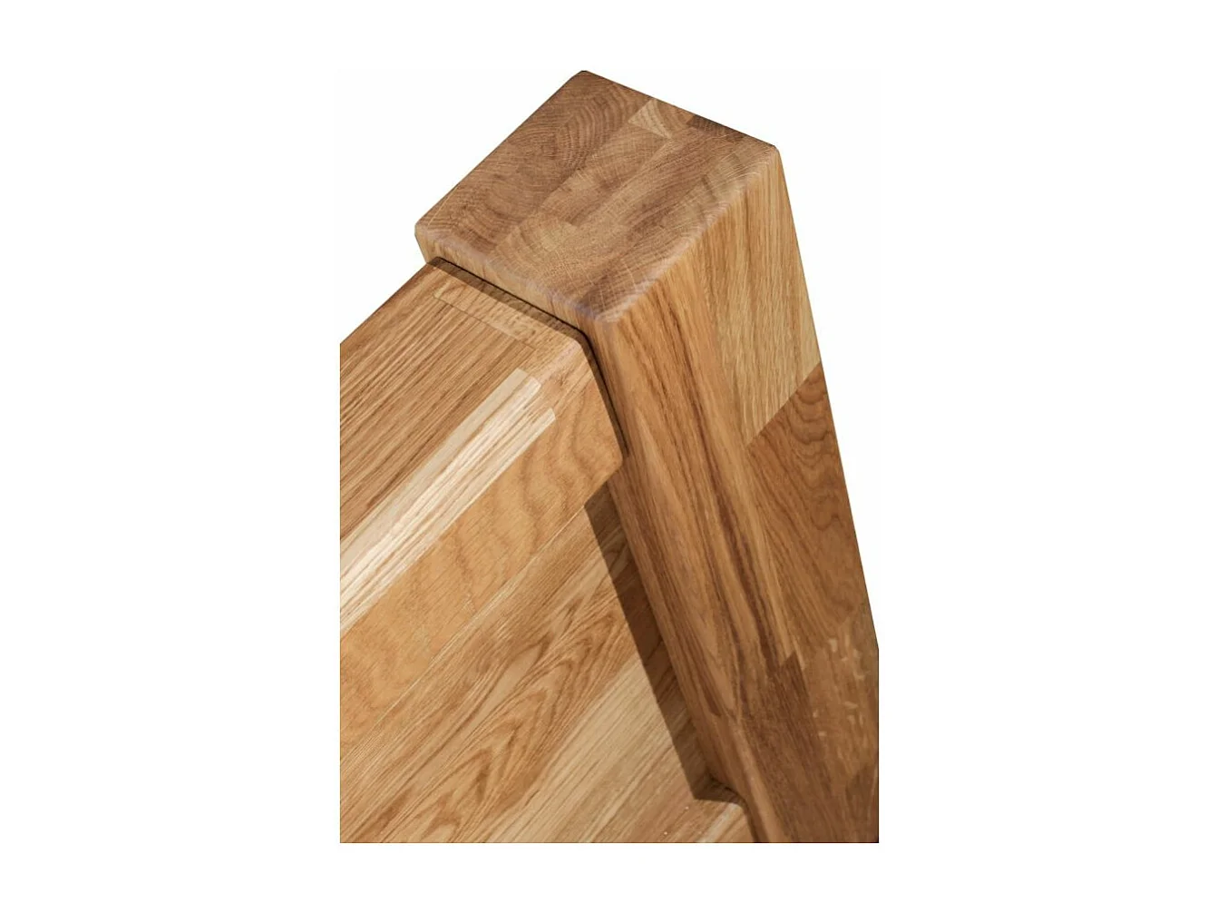 Lit en chêne massif naturel Valoria-140x200