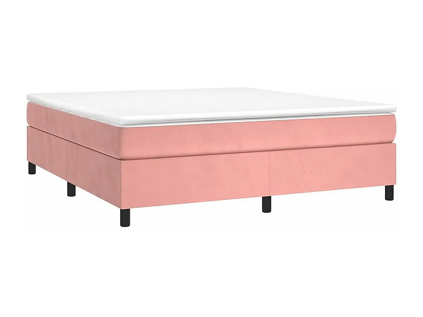Sommier à lattes de lit avec matelas Rose 160x200 Velours