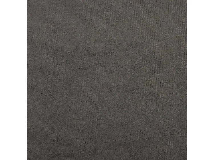 Sommier à lattes de lit et matelas Gris foncé 90x200 Velours