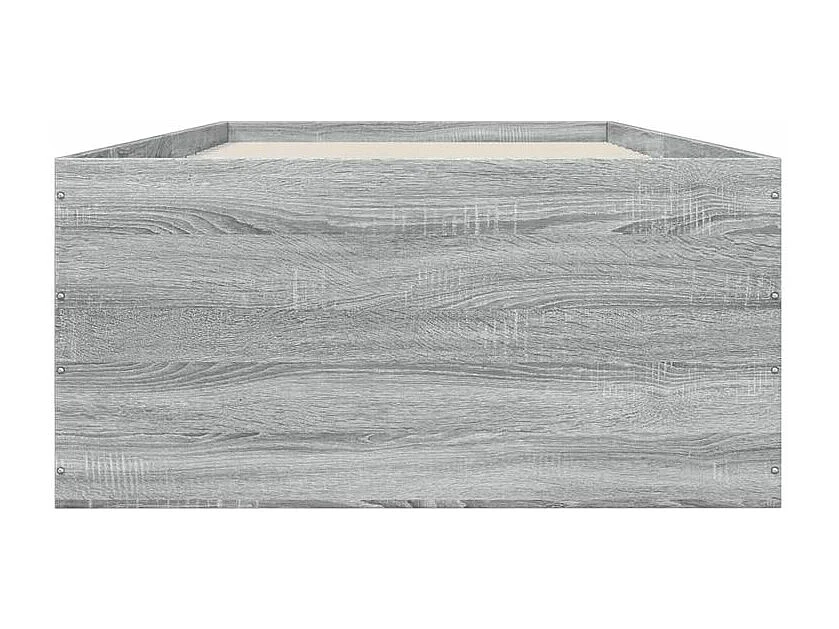 Cadre de lit sonoma gris 90x200 bois d'ingénierie