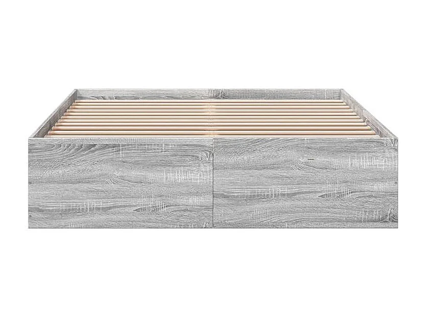 Cadre de lit sonoma gris 120x190 bois d'ingénierie