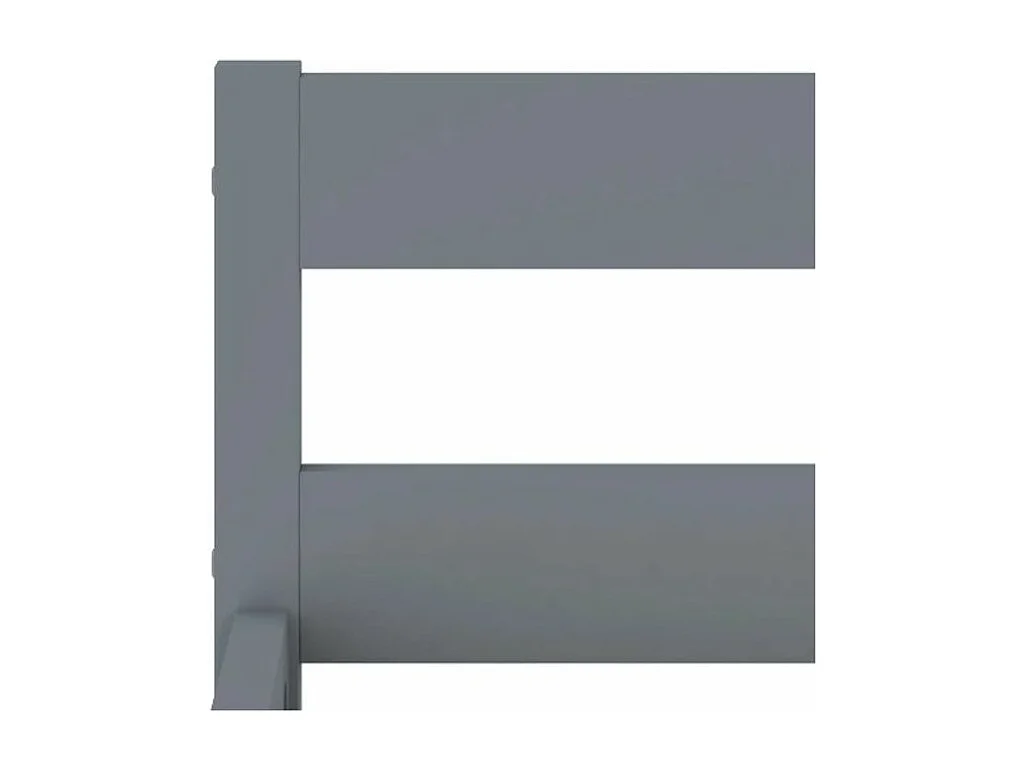 Lit adulte pin massif gris Dorma 180x200