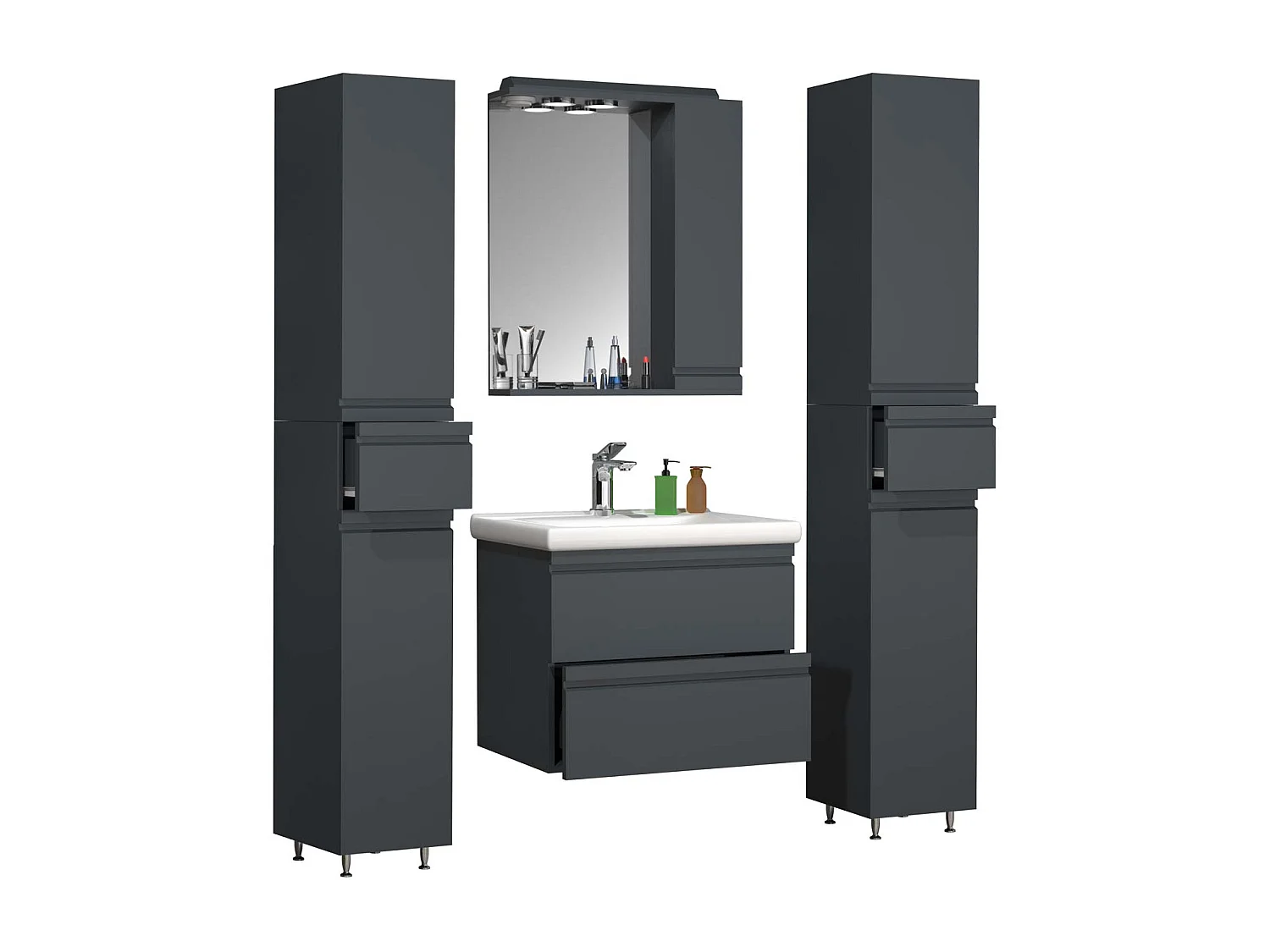 5 pz. lavabo Silora L