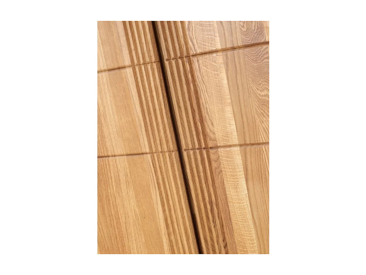 Armario de roble macizo con 2 puertas Valoria 156 cm