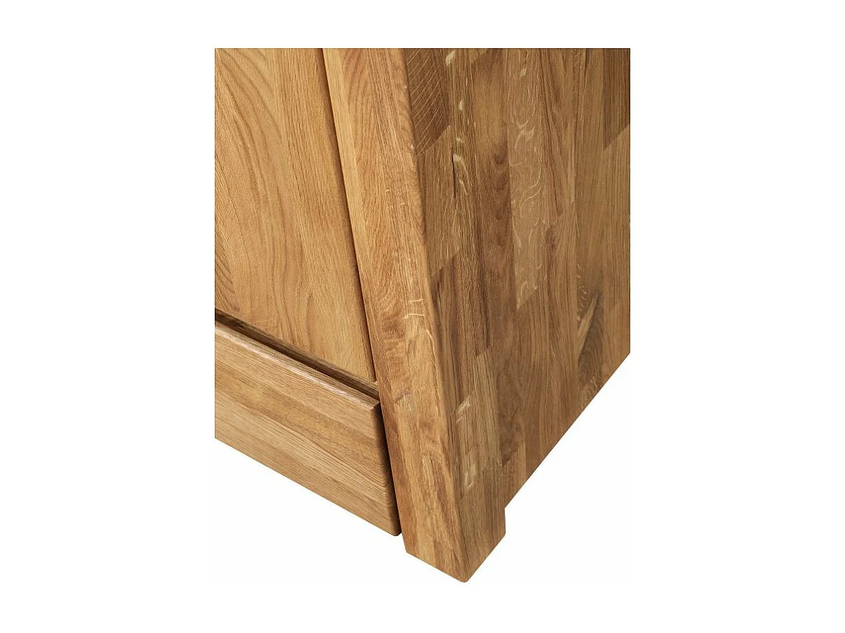 Armario de roble macizo con 2 puertas Valoria 156 cm