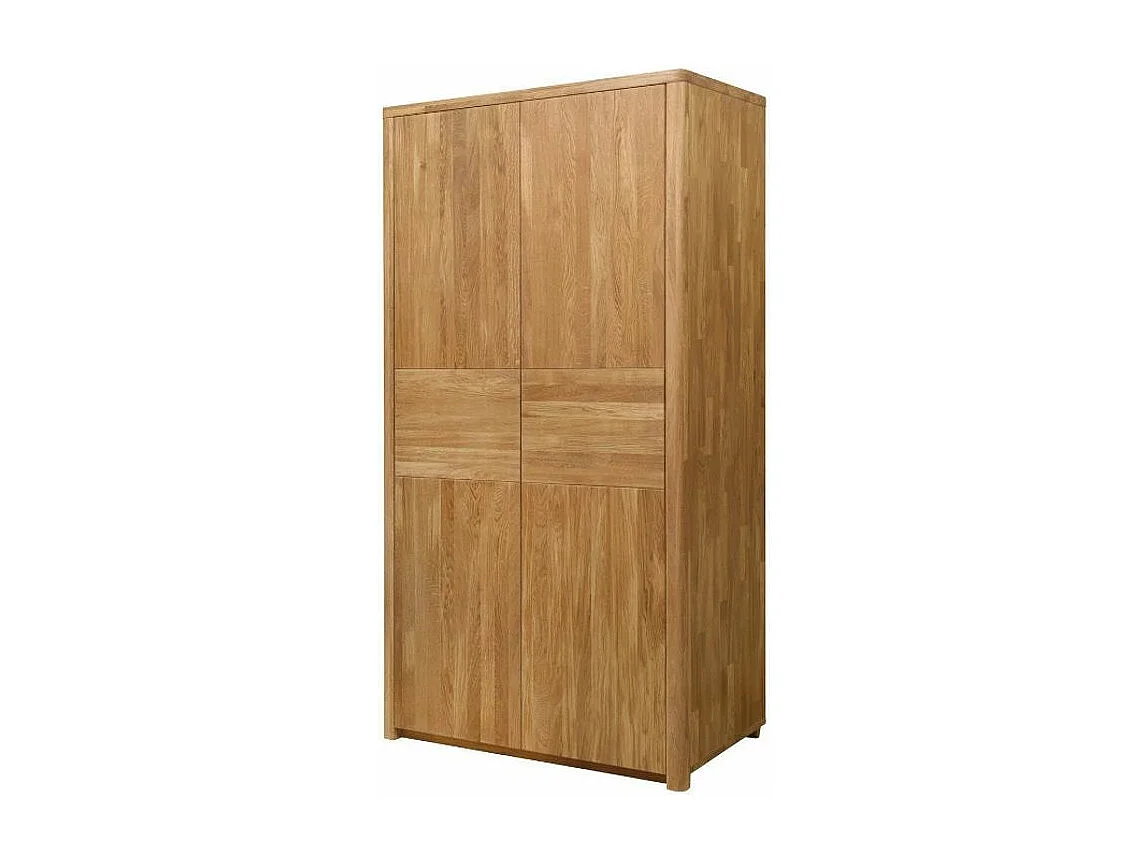 Armoire en chêne massif 2 portes Eliza 108cm