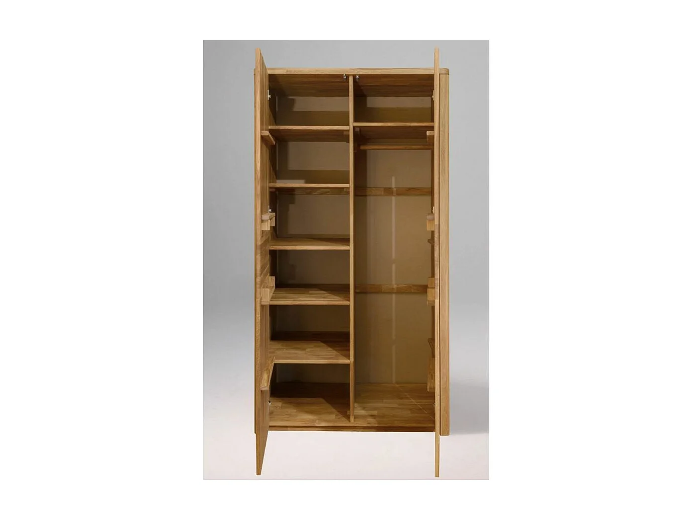 Armoire en chêne massif 2 portes Eliza 108cm