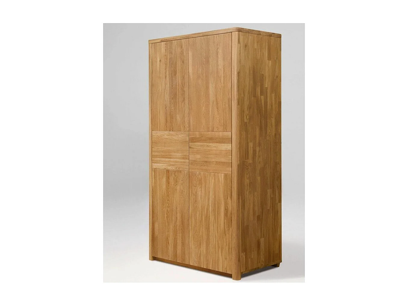 Armoire en chêne massif 2 portes Eliza 108cm