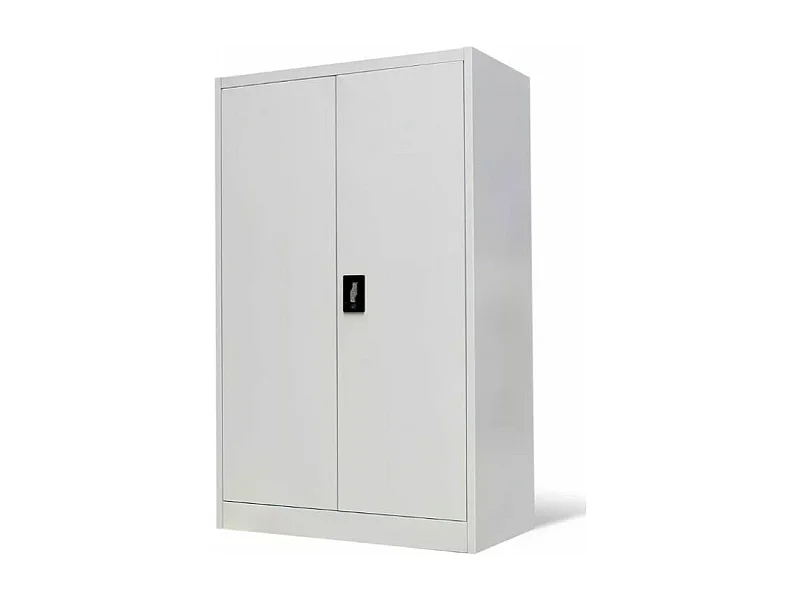 Armoire en métal blanc 2 portes Phil 90cm
