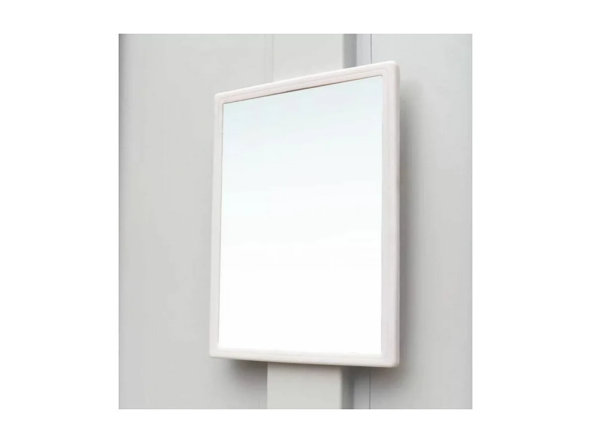 Armoire de bureau 6 portes métal gris Brook