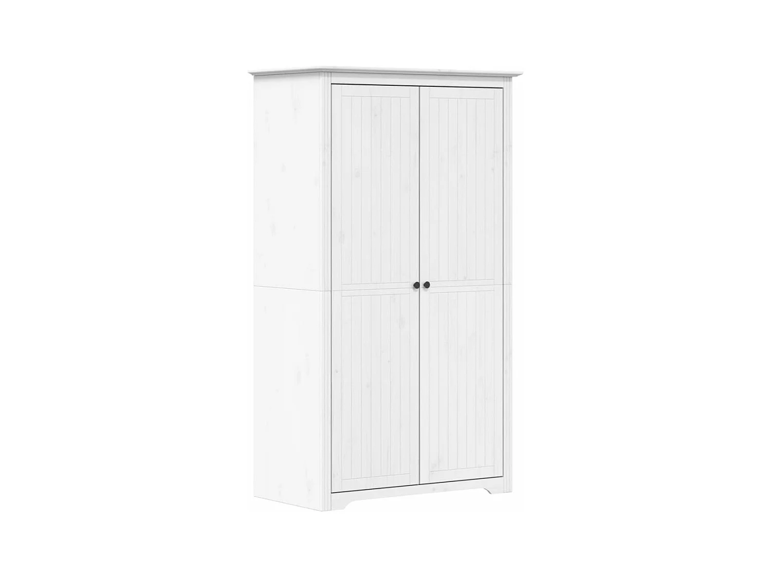 Garde-robe BODO blanc 101x52x176,5 bois massif de pin