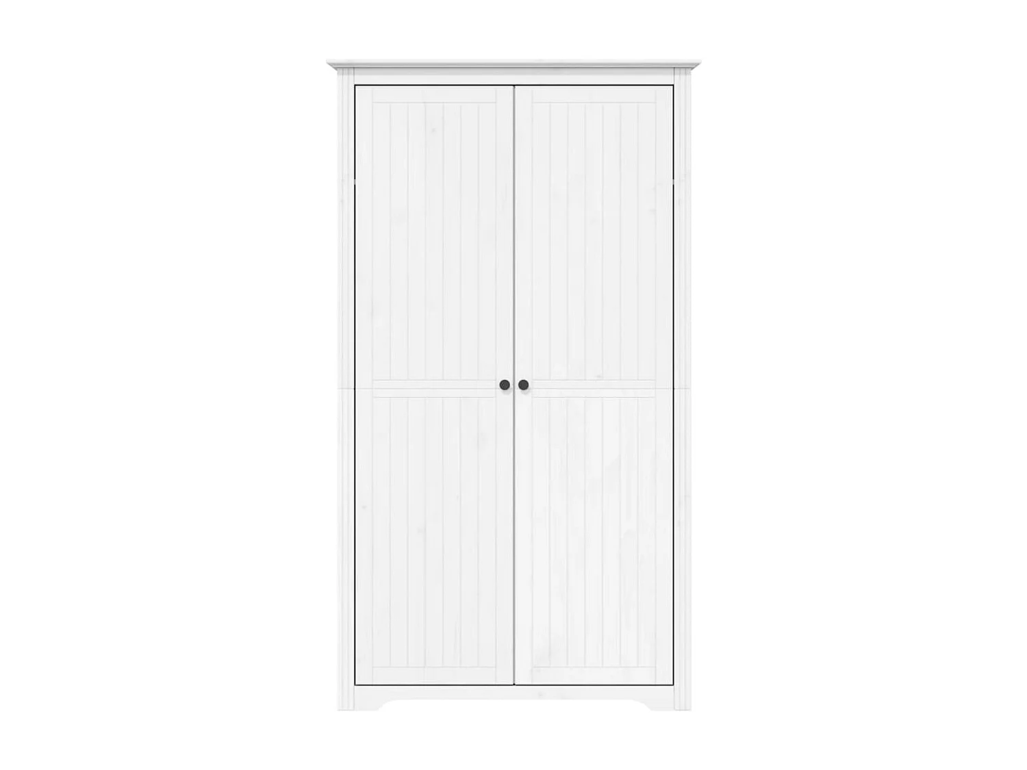 Garde-robe BODO blanc 101x52x176,5 bois massif de pin