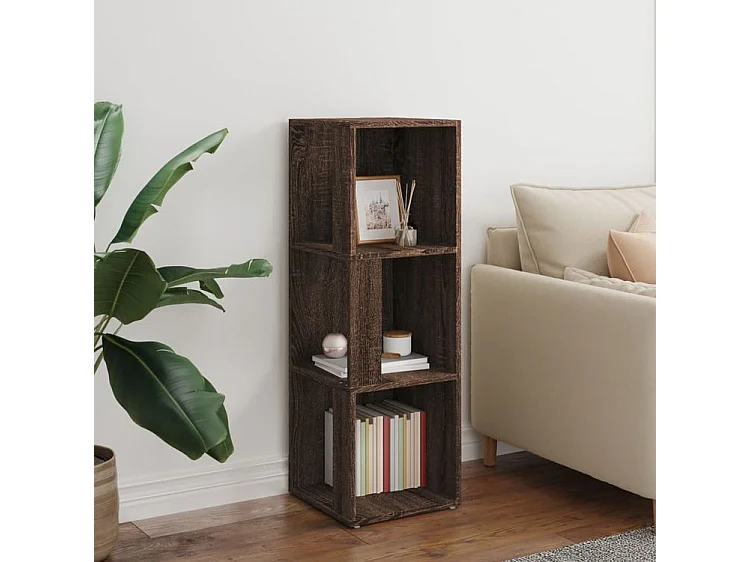 Armoire d'angle Chêne marron 33x33x100 Bois d'ingénierie