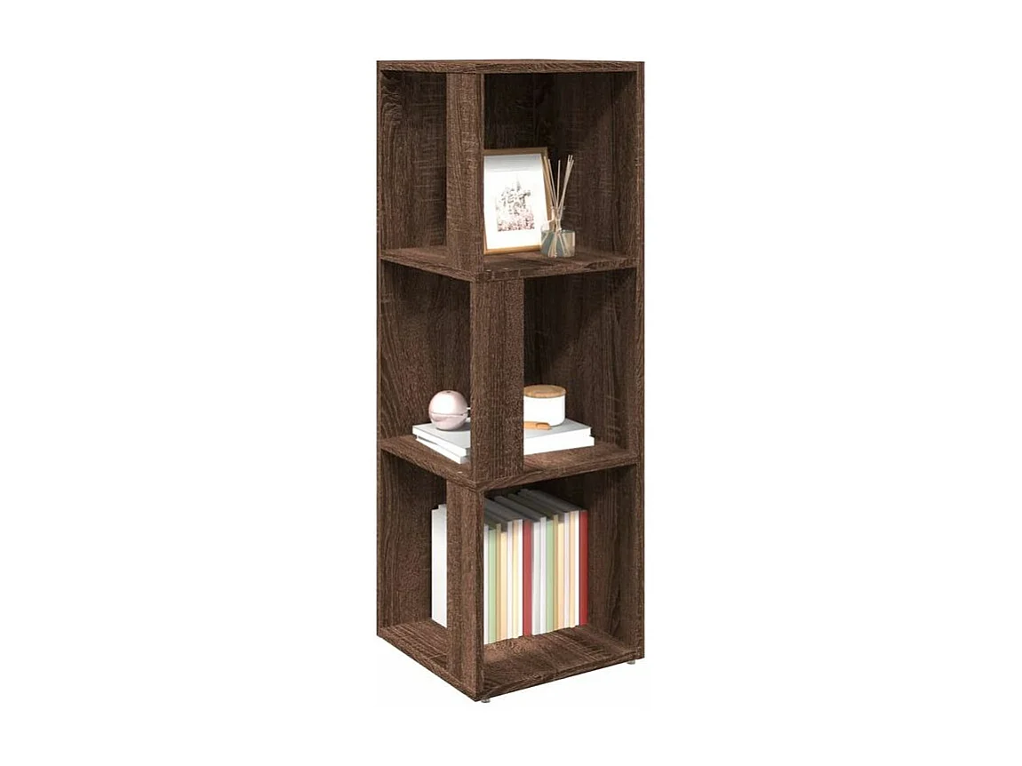 Armoire d'angle Chêne marron 33x33x100 Bois d'ingénierie