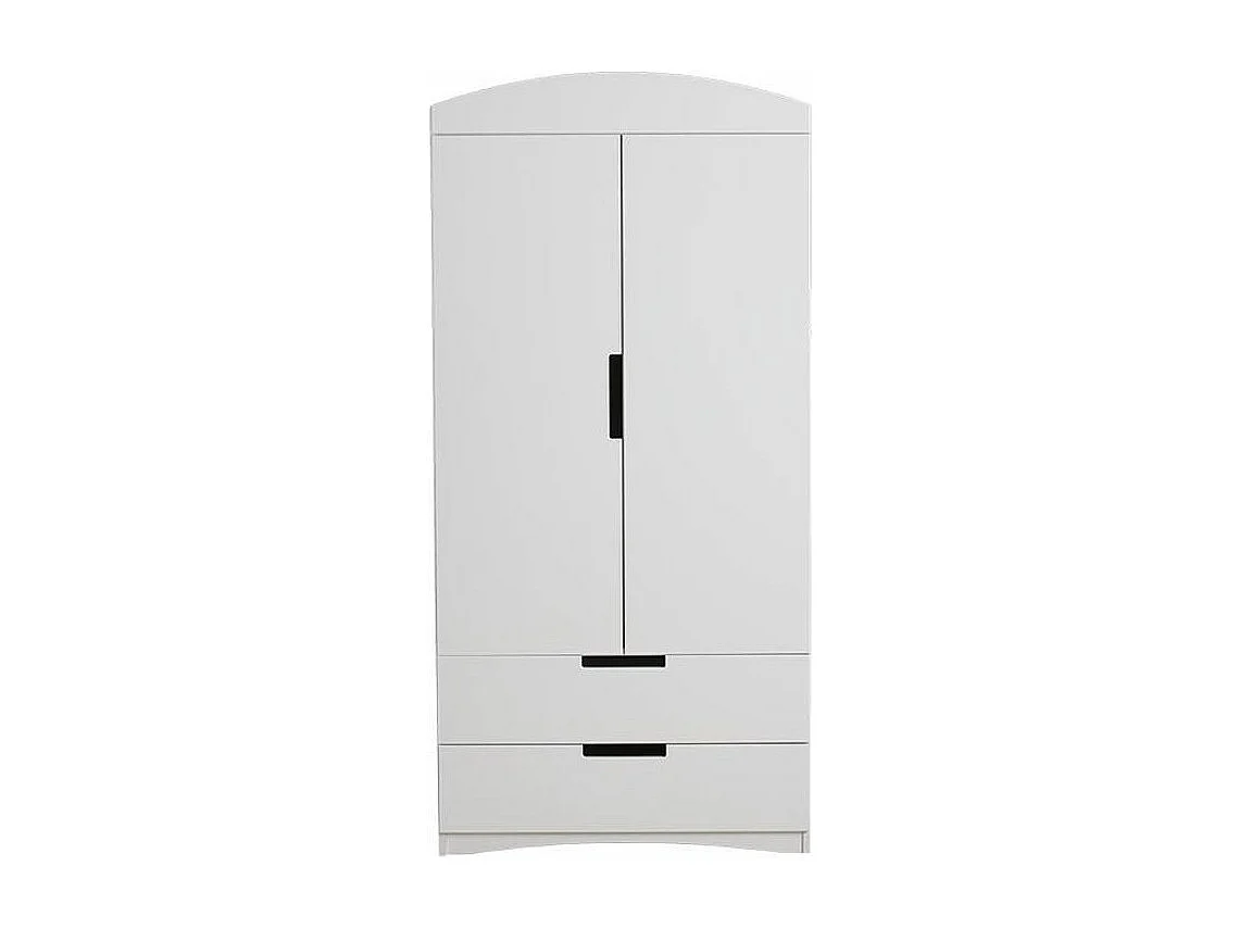 Armoire 2 portes enfant blanche Klaki