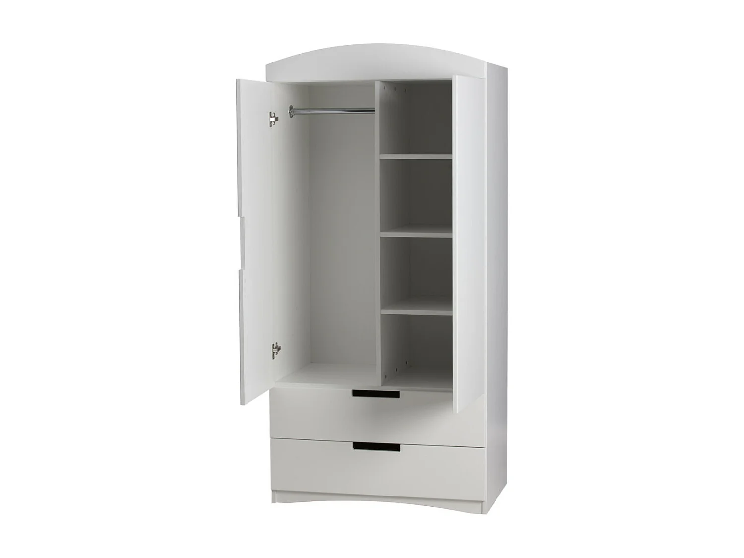 Armoire 2 portes enfant blanche Klaki