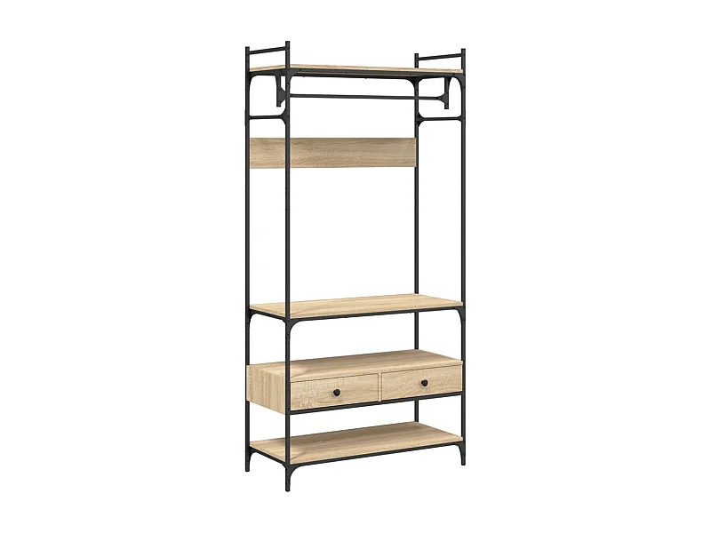 Armoire à tiroirs chêne sonoma 89x39x184,5 bois d'ingénierie