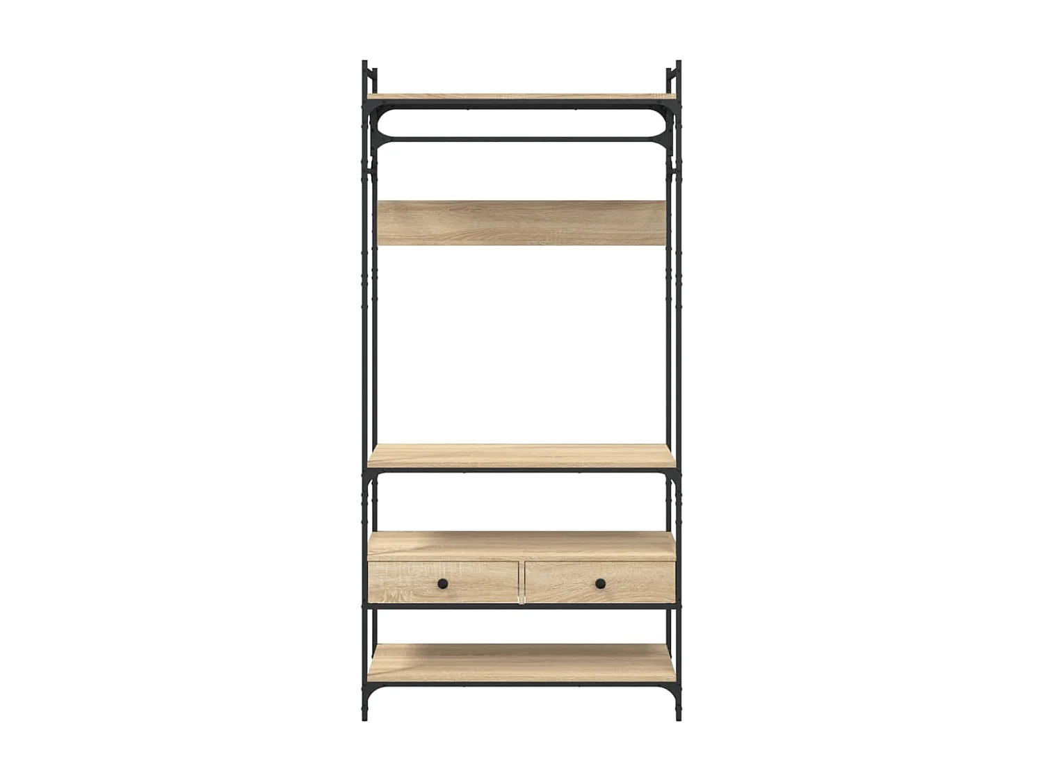 Armoire à tiroirs chêne sonoma 89x39x184,5 bois d'ingénierie