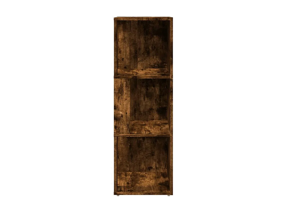 Armoire d'angle Chêne fumé 33x33x100 Bois d'ingénierie