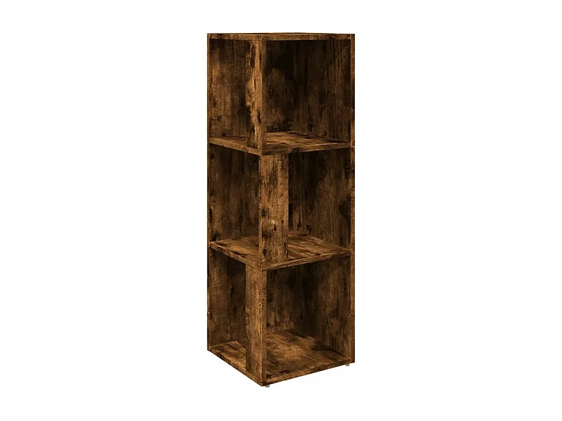 Armoire d'angle Chêne fumé 33x33x100 Bois d'ingénierie