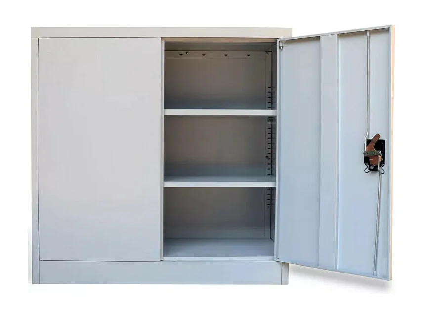 Armoire en métal gris 2 portes Phil 90cm 2