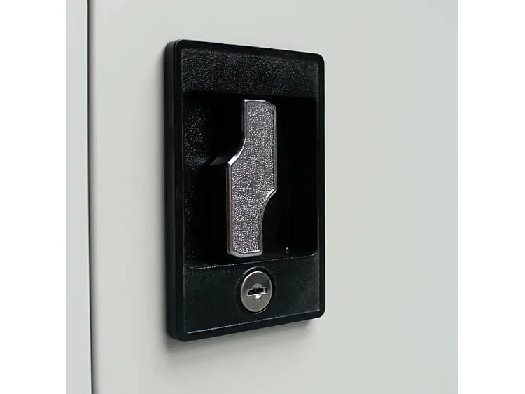 Armoire en métal gris 2 portes Phil 90cm 2