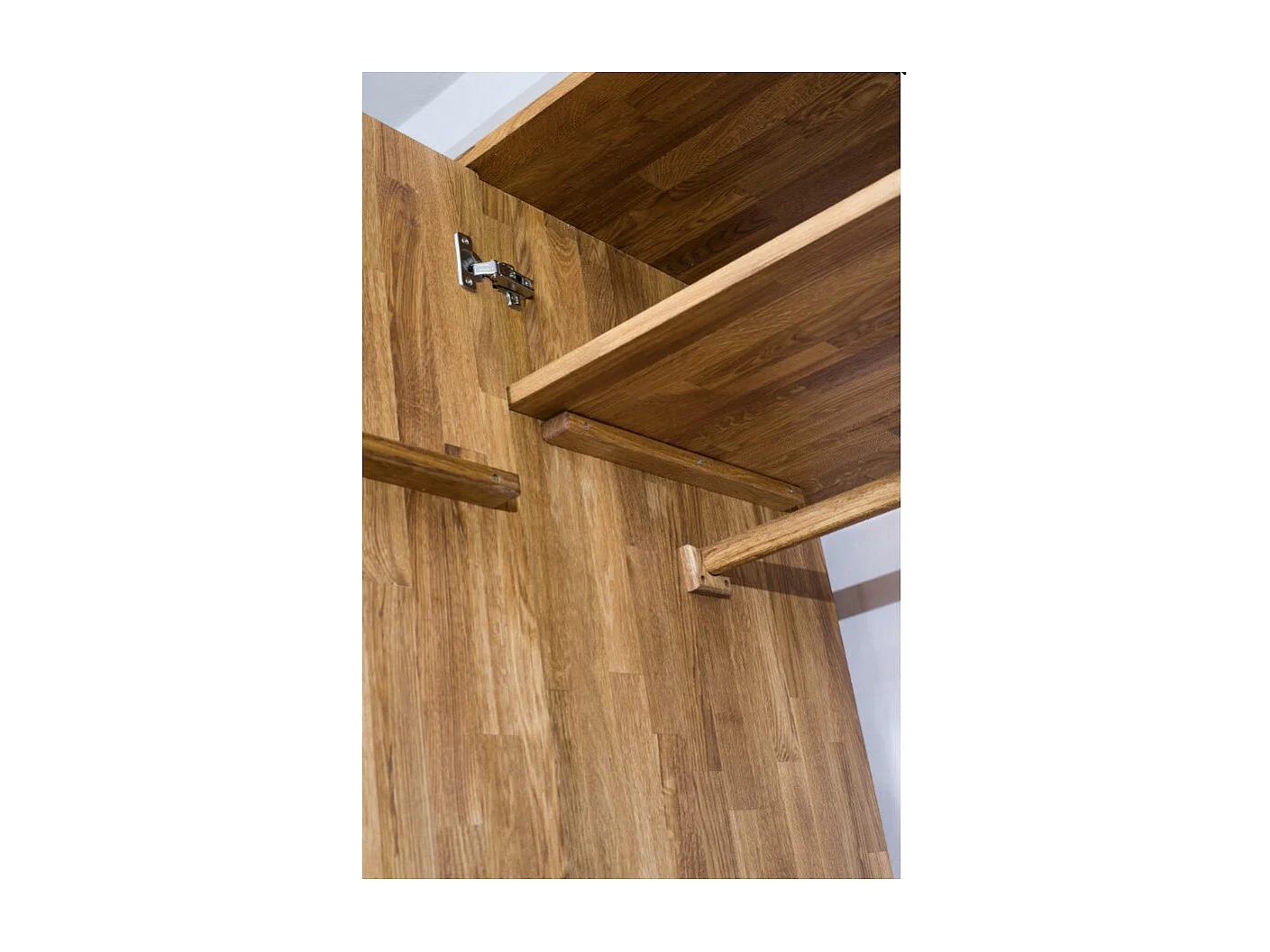 Armoire en chêne massif 3 portes Eliza 156cm