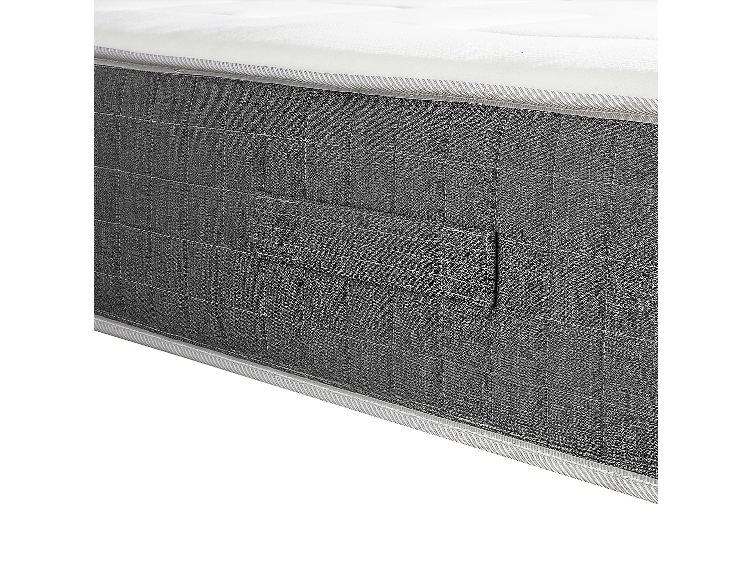 Matelas ressorts MAX, 7 zones, sommier rigide, pack couette oreiller Dimensions - 160 x 200 cm, Sommier - Noir