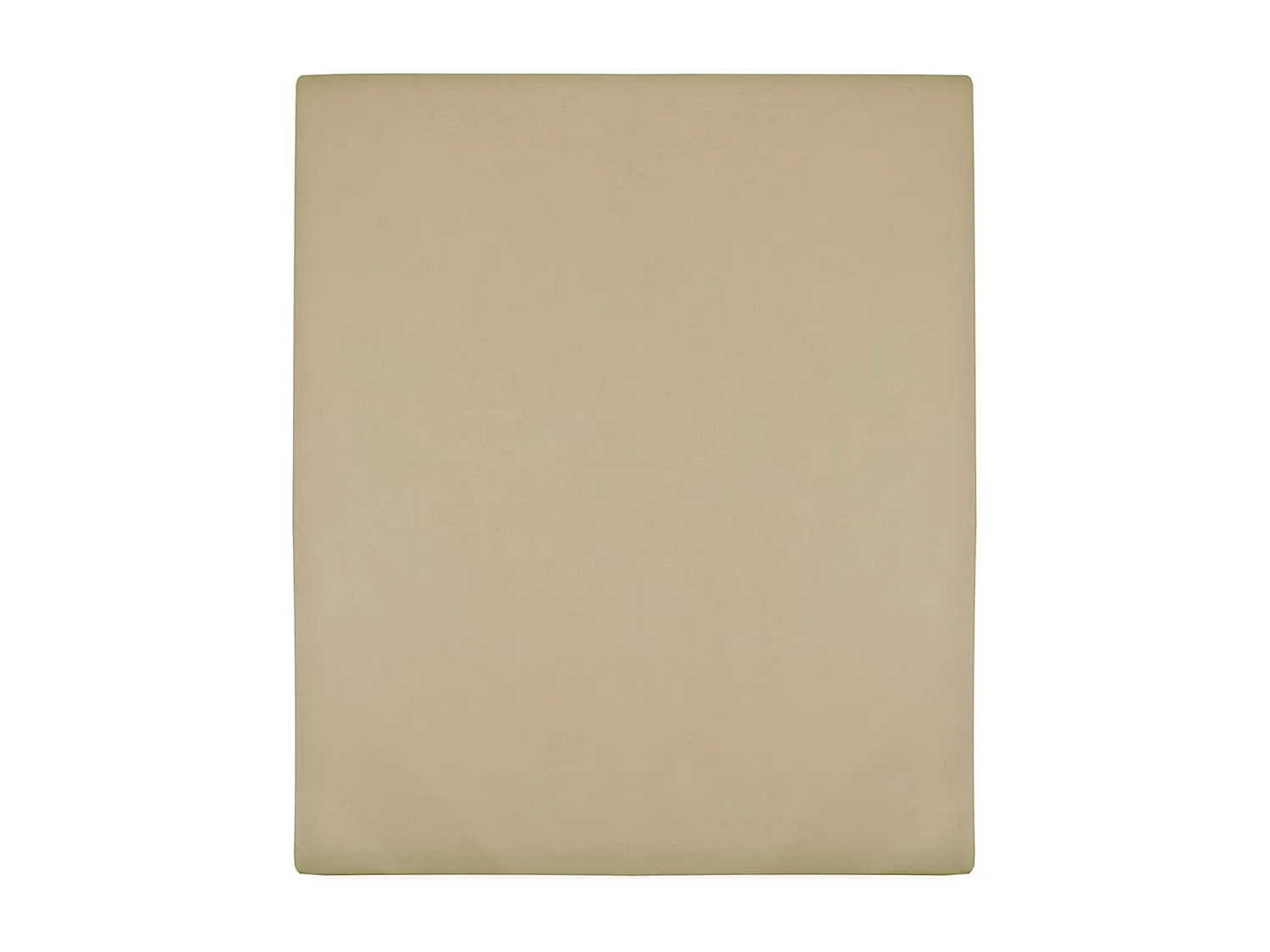 Drap-housse Jersey Taupe 100x200 Coton