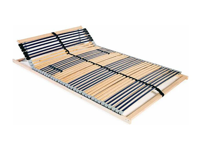 Cadre à lattes hêtre et bouleau massif clair Maximus 100x200 42 lattes