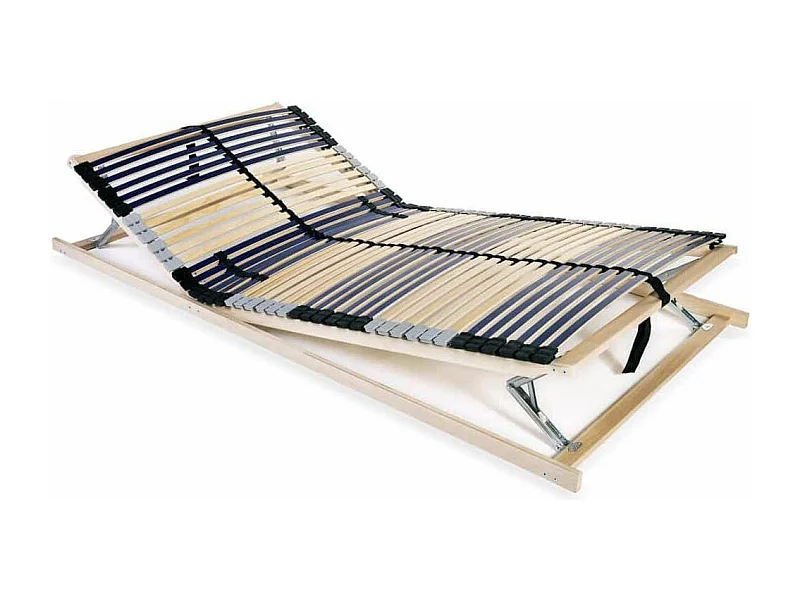 Cadre à lattes 100x200 42 lattes hêtre massif et bouleau