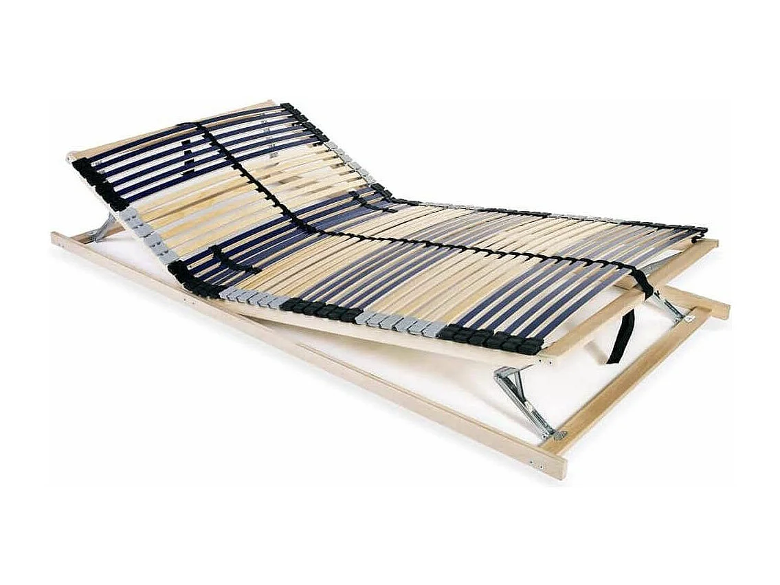 Cadre à lattes 100x200 42 lattes hêtre massif et bouleau