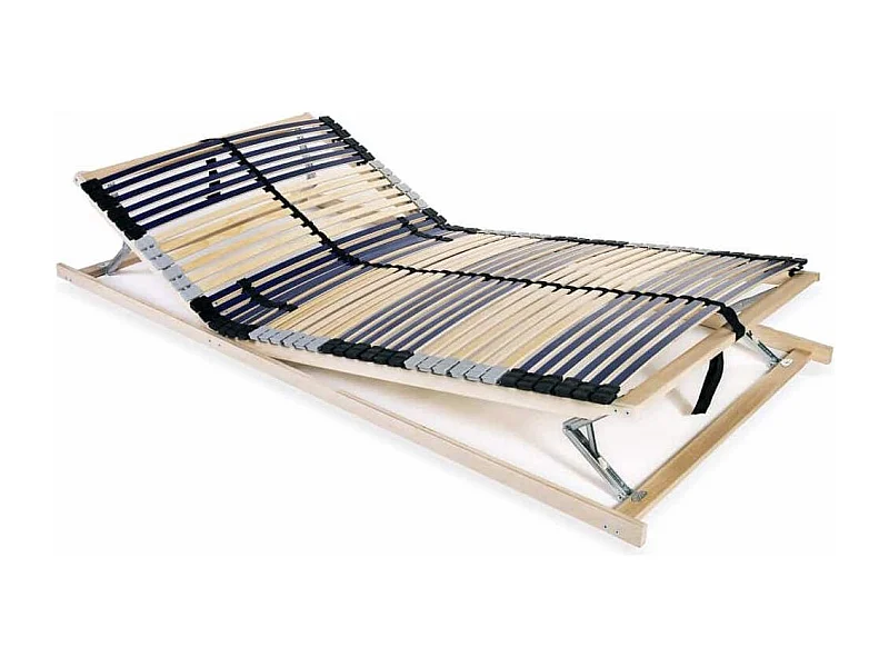 Cadre à lattes 140x200 42 lattes hêtre massif et bouleau