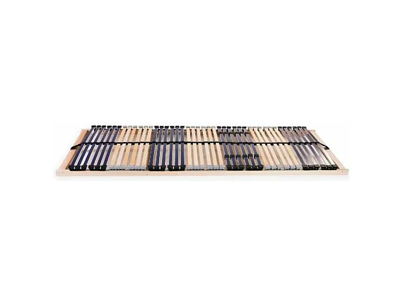 Cadre à lattes hêtre et bouleau massif clair Maximus 90x200 42 lattes