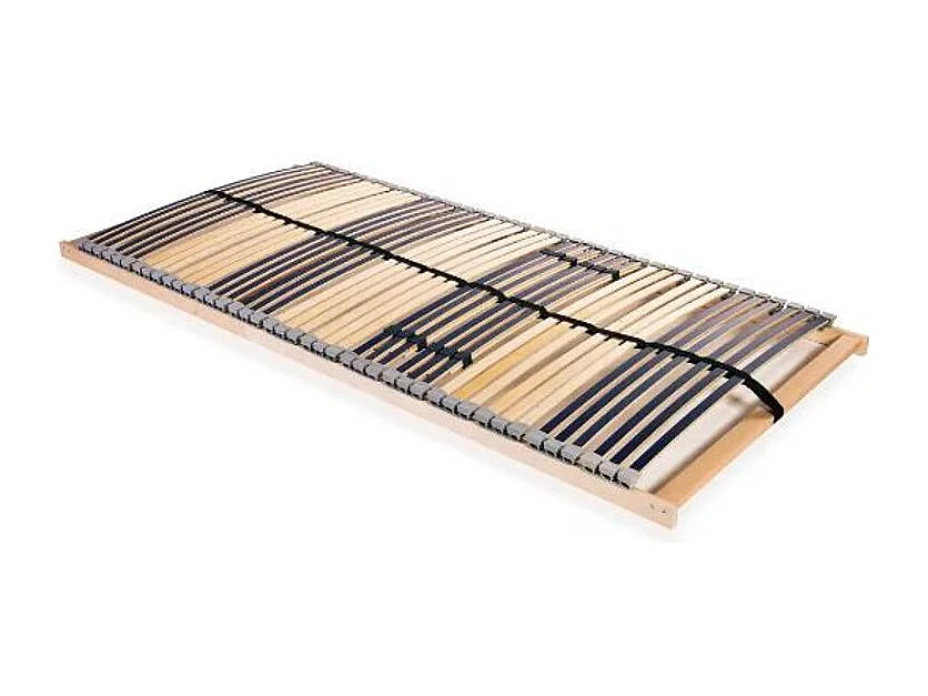 Cadre à lattes hêtre et bouleau massif clair Maximus 140x200 42 lattes