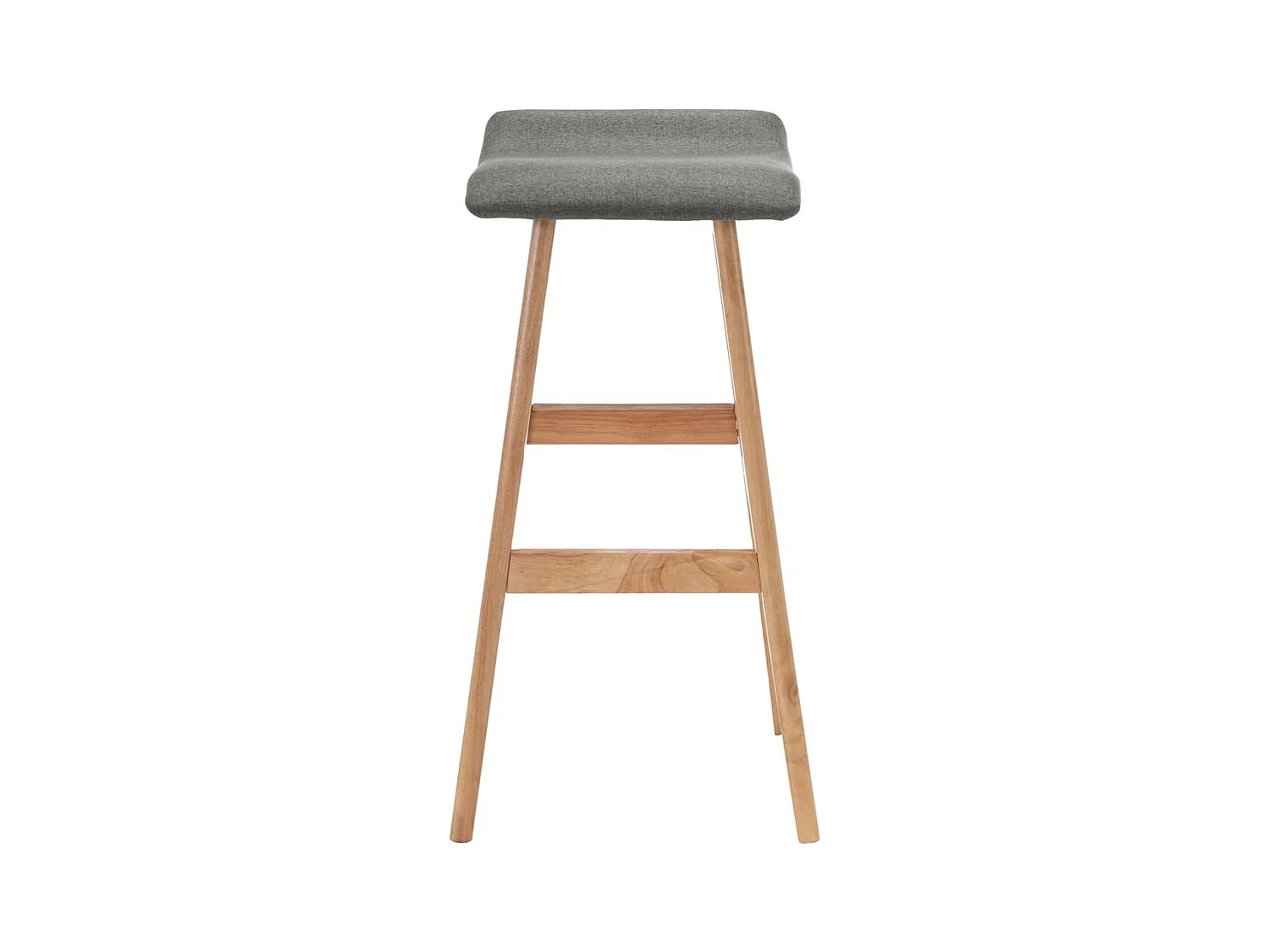 Chaise de bar Gris foncé Tissu