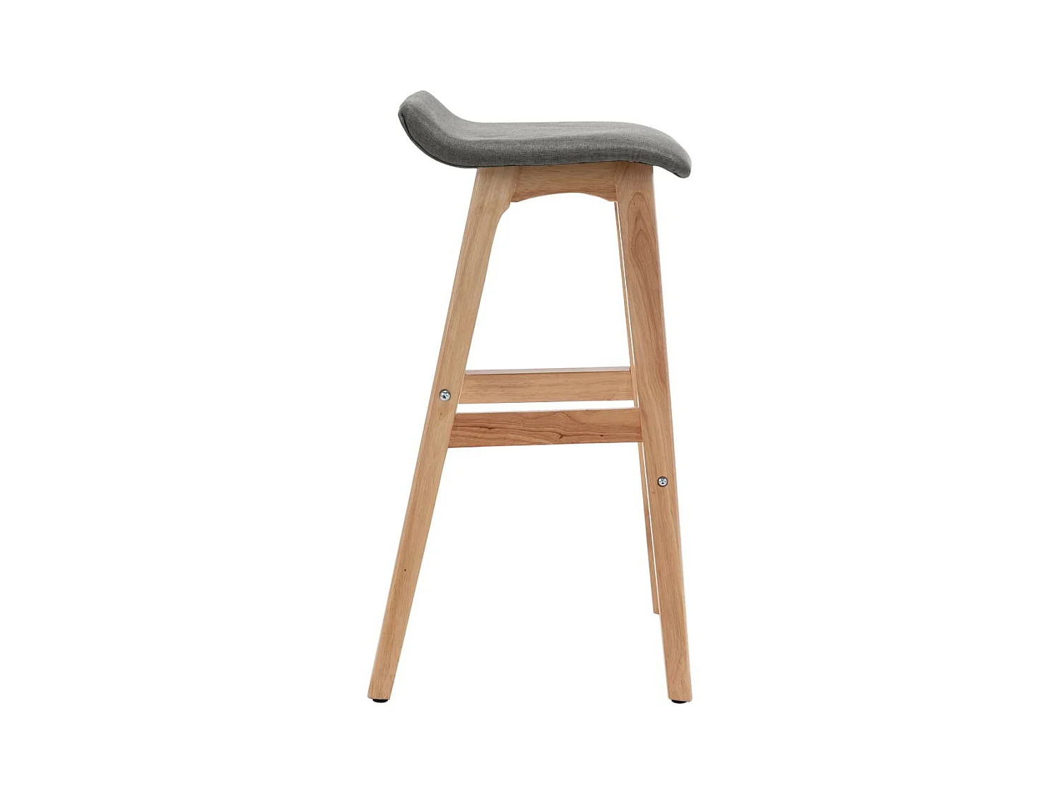 Chaise de bar Gris foncé Tissu