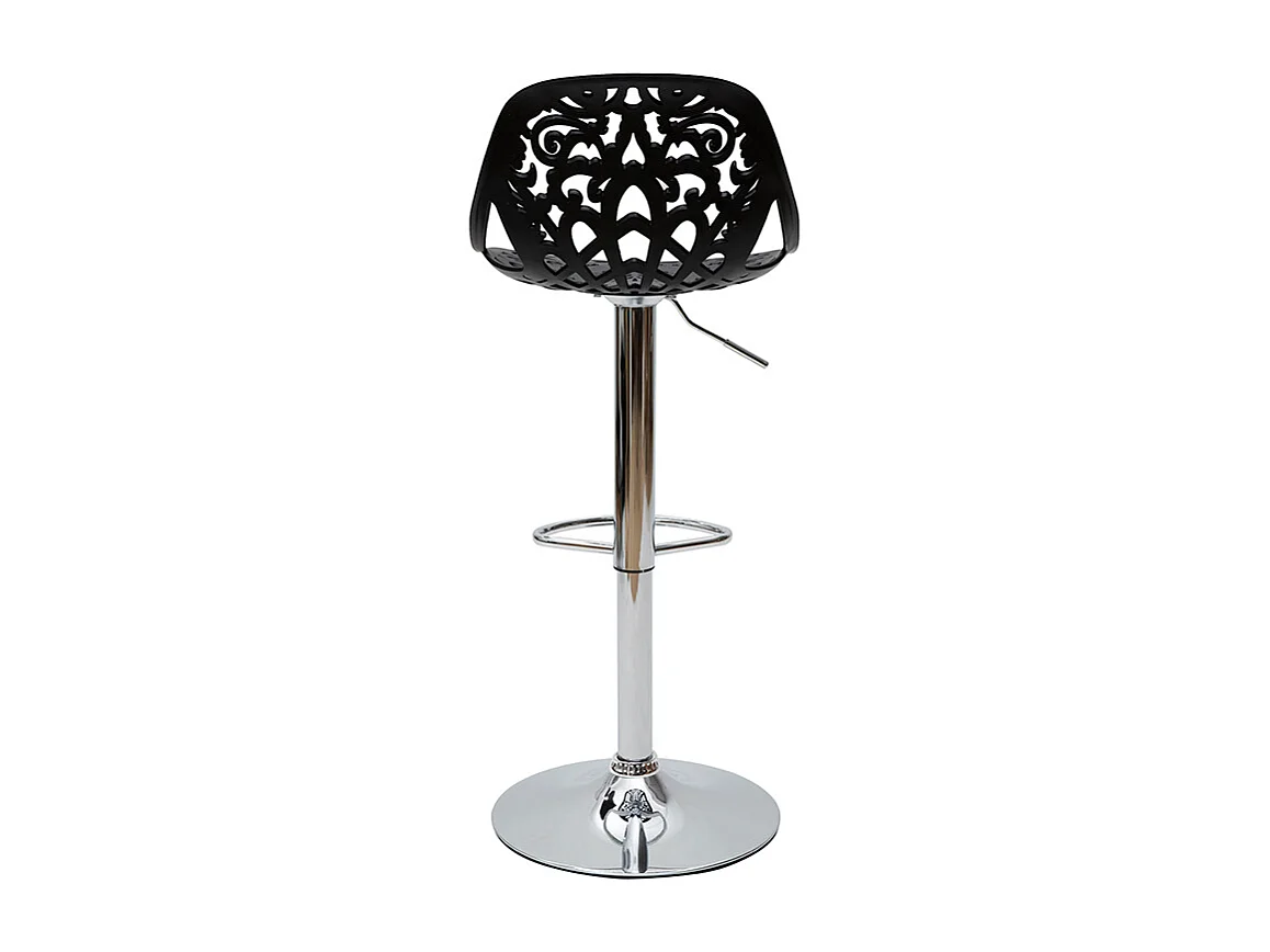 Design-Barhocker Barock Schwarz 2er Set BAROCCA.