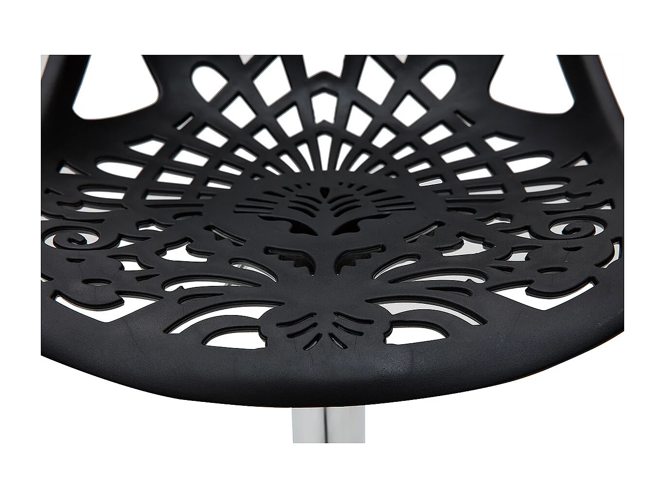 Design-Barhocker Barock Schwarz 2er Set BAROCCA.