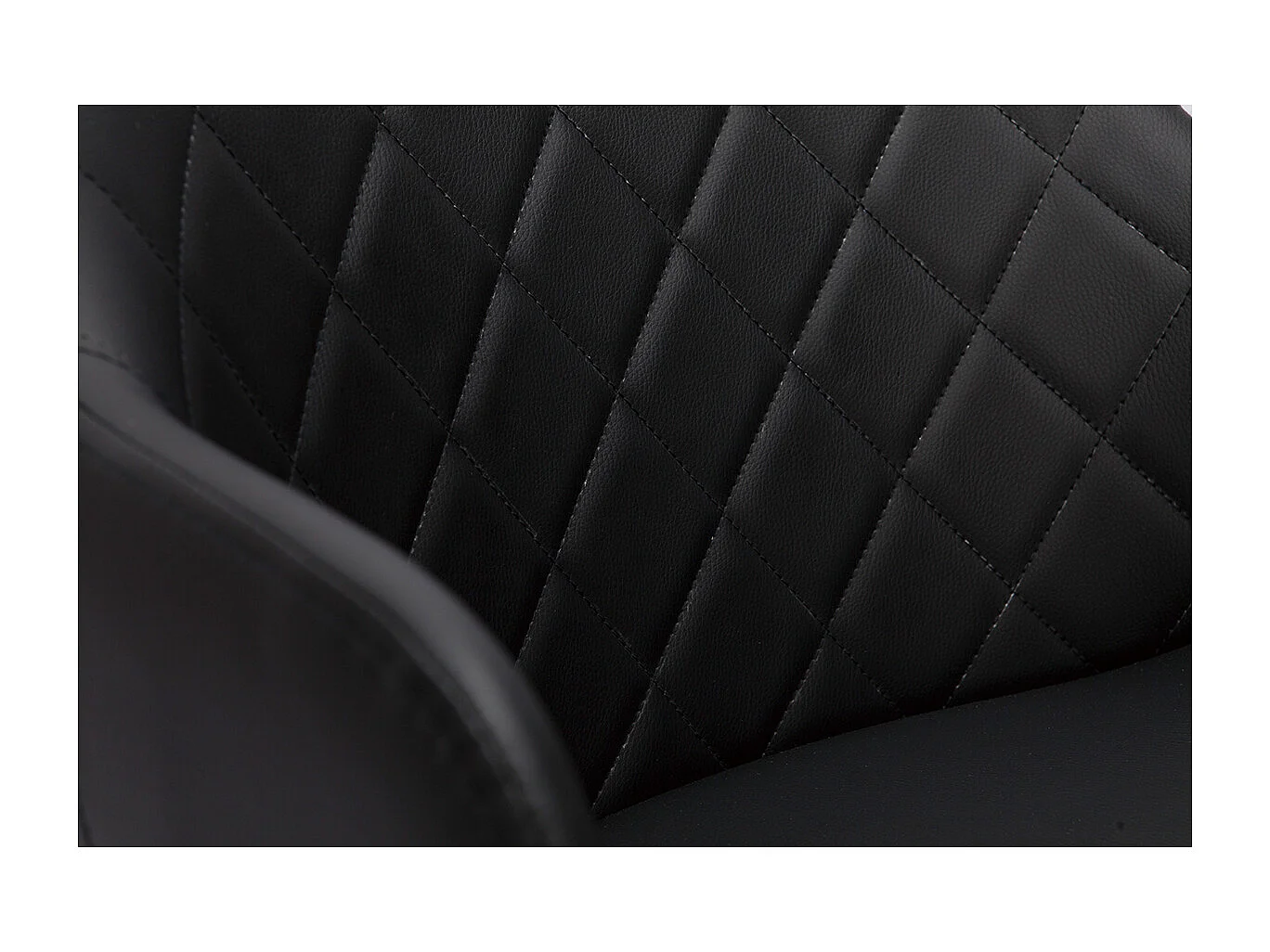 Taburete de cocina de diseño regulable negro con madera oscura LUCIEN