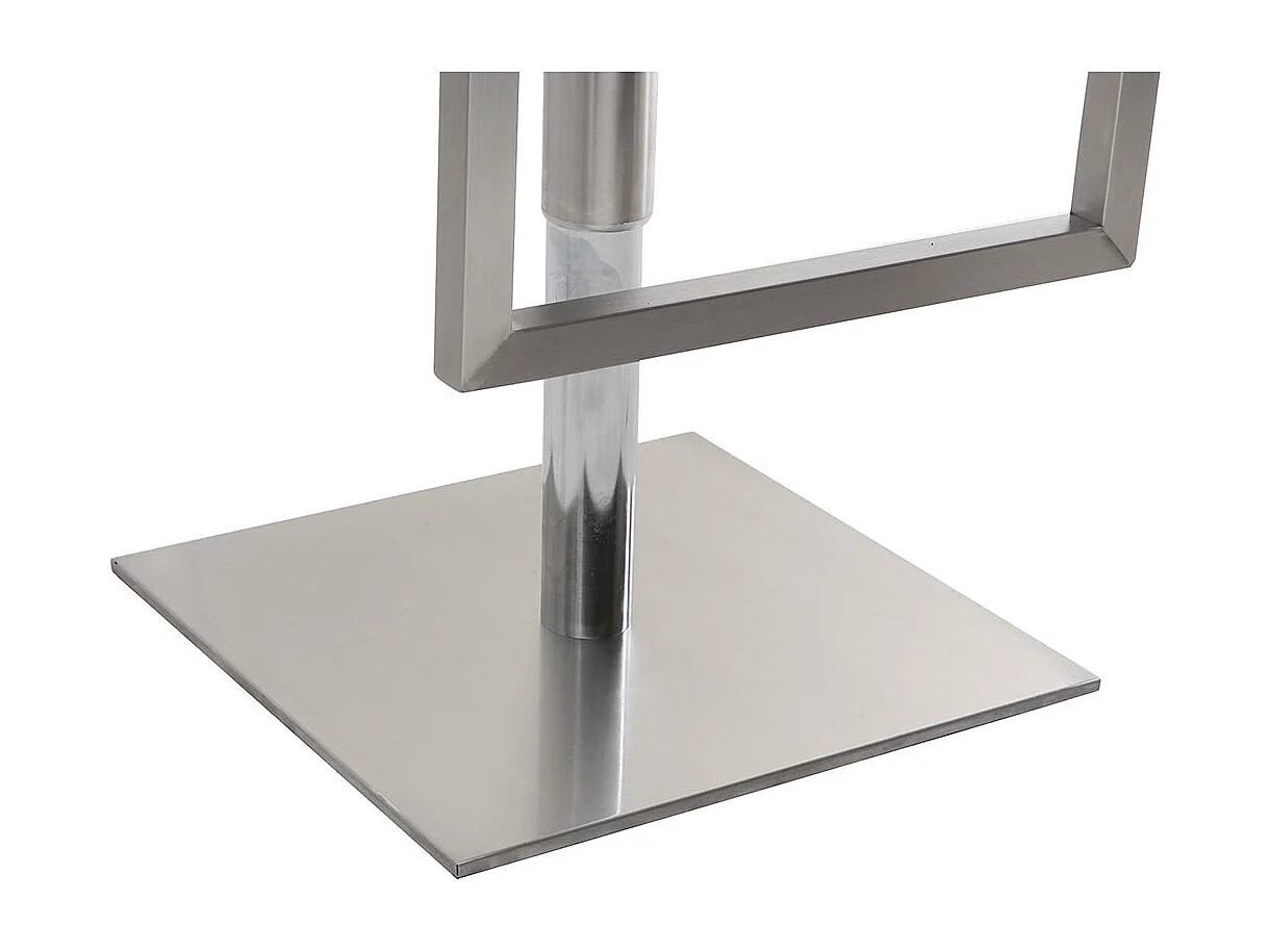 Barhocker zeitgenössisches Design Metall und PU Weiß - KYLE