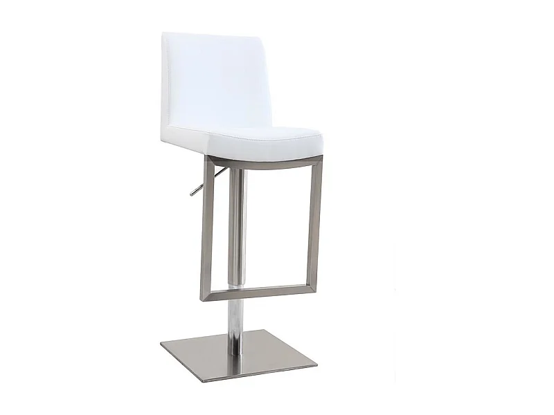 Tabouret de bar design blanc KYLE
