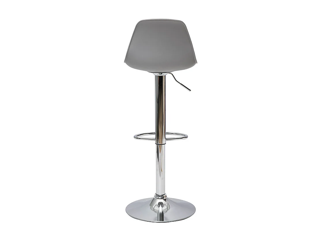 Set di 2 sgabelli da bar design colore grigio chiaro STEEVY