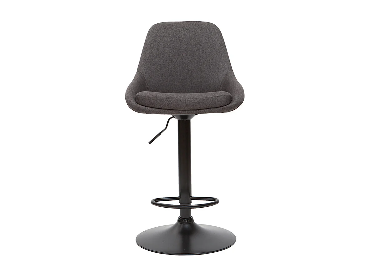 Höhenverstellbare Barhocker dunkelgrau (2er-Set) HOLO