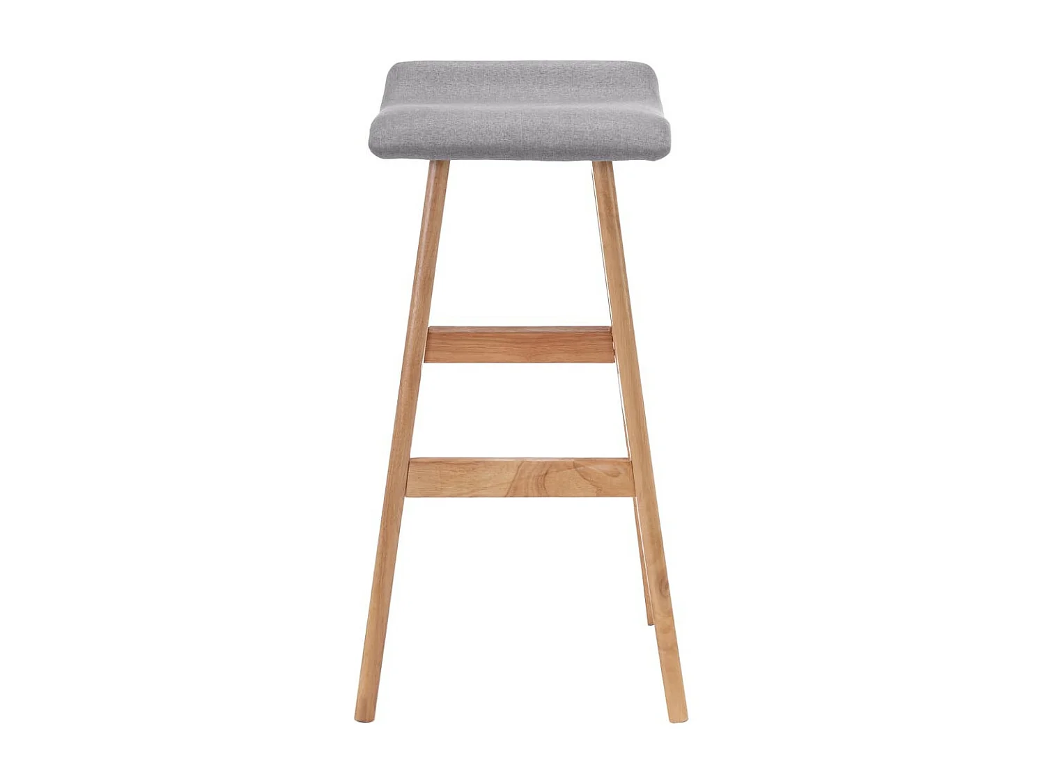 Chaise de bar Gris clair Tissu 3