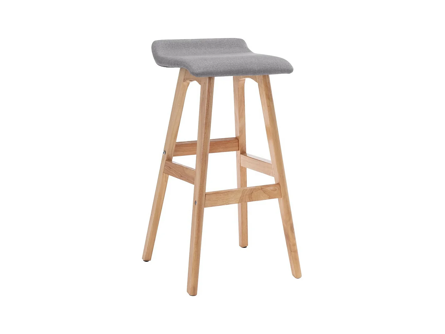 Chaise de bar Gris clair Tissu 3